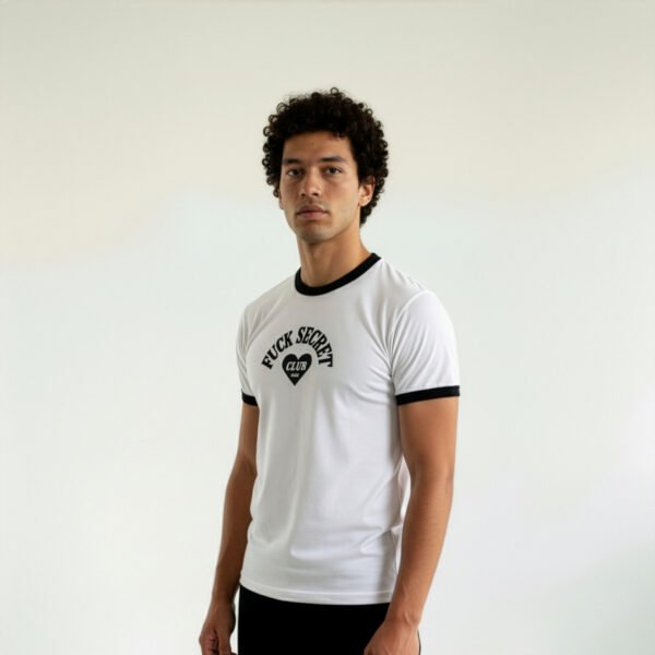 tee secret club white