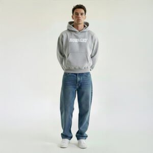 hoodie horngry grey
