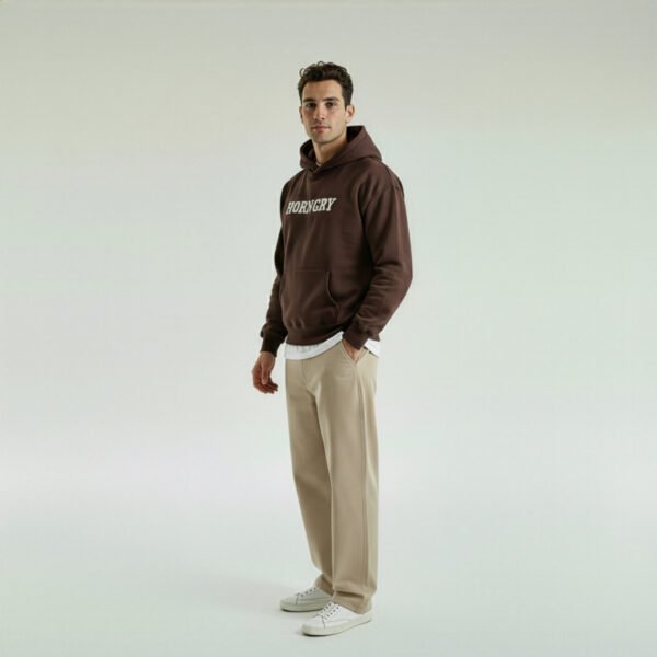 hoodie horngry brown