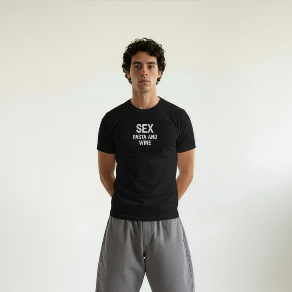 tee pasta black