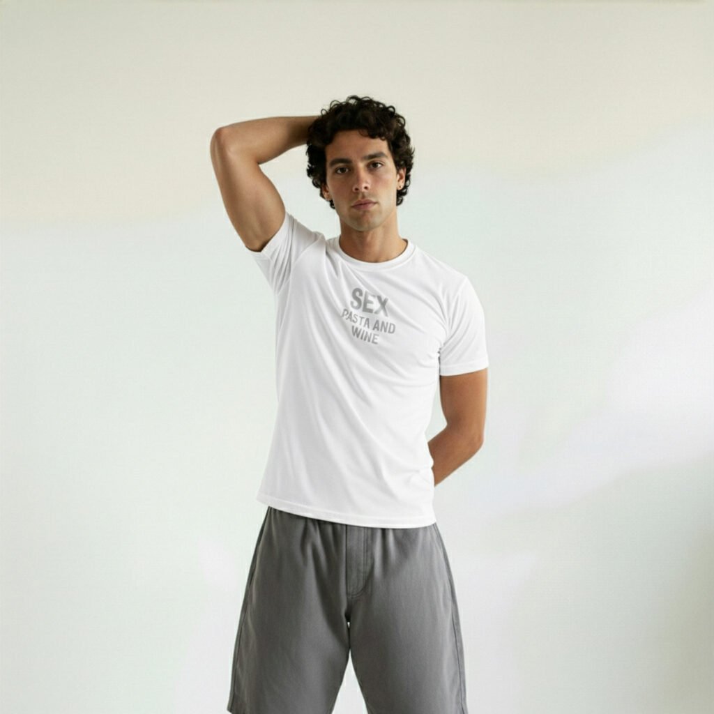 tee pasta white